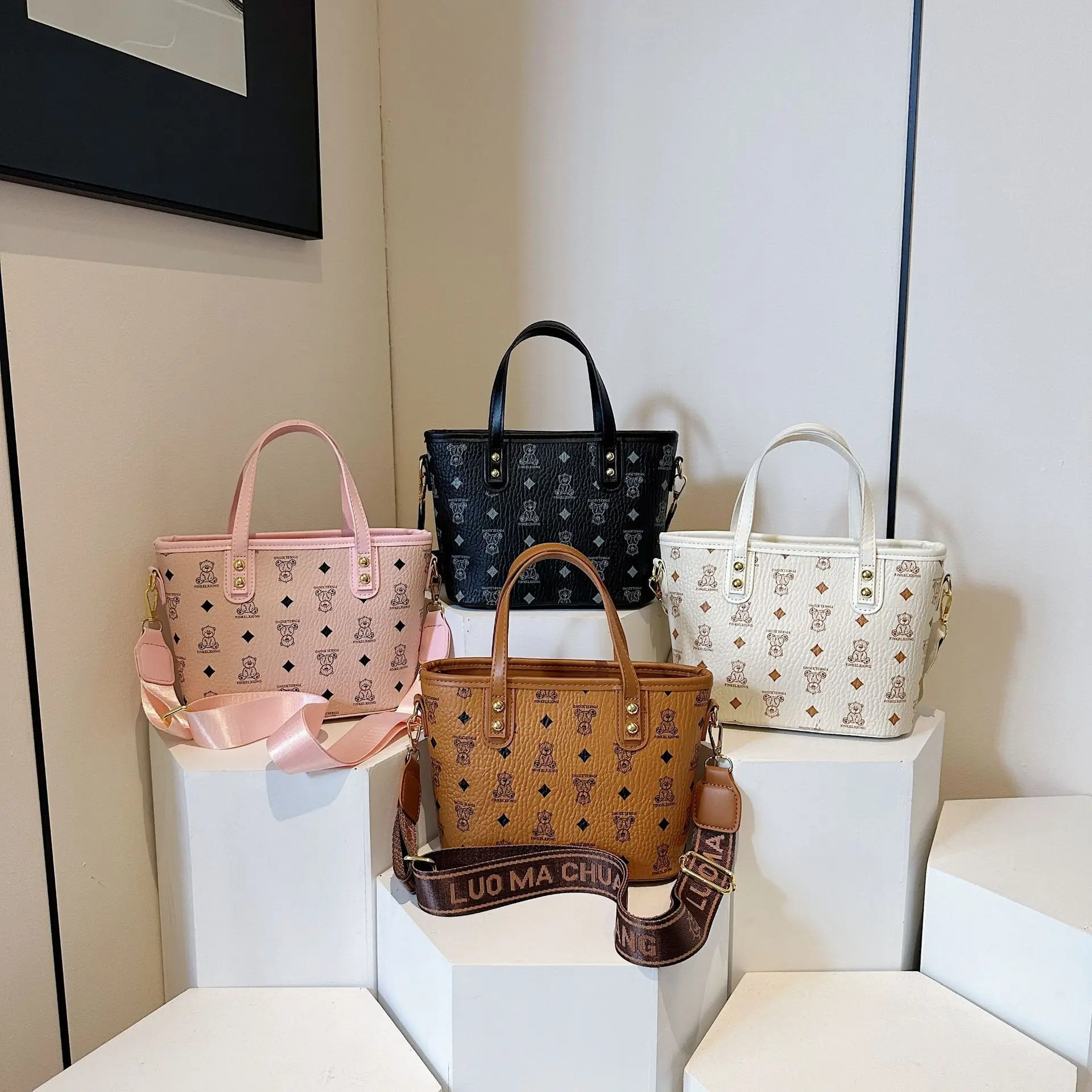 

2025 New Women's Bucket Bag, Chic Pebbled Leather Tote, Top Multi-Functional Crossbody Shopper for Daily Use & Travel​