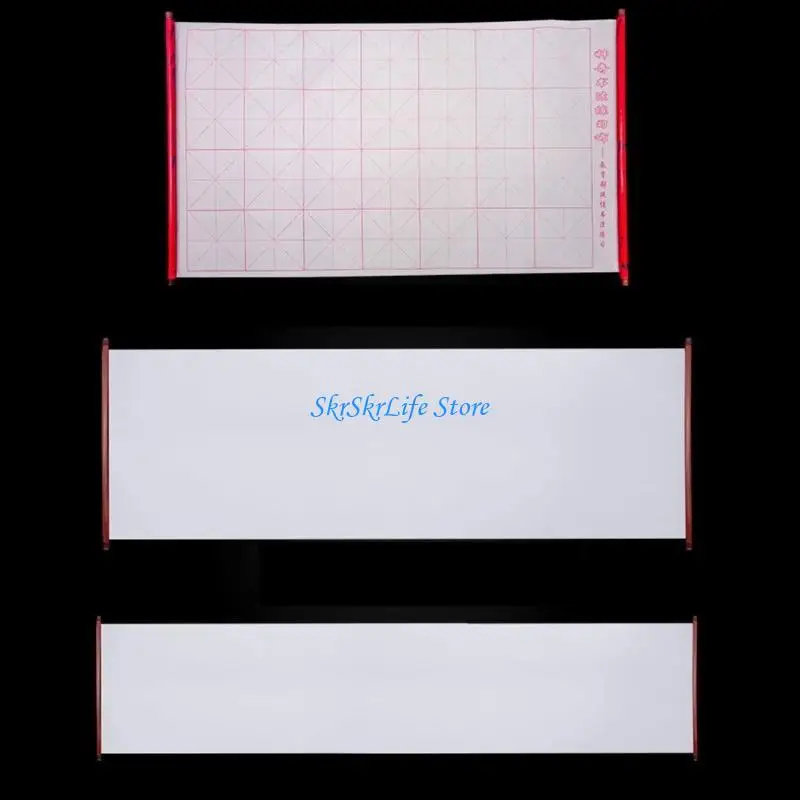 E65E Reusable Water Writing Cloth Chinese Scroll Quick Drying Reusable Water Writing Cloth Paper