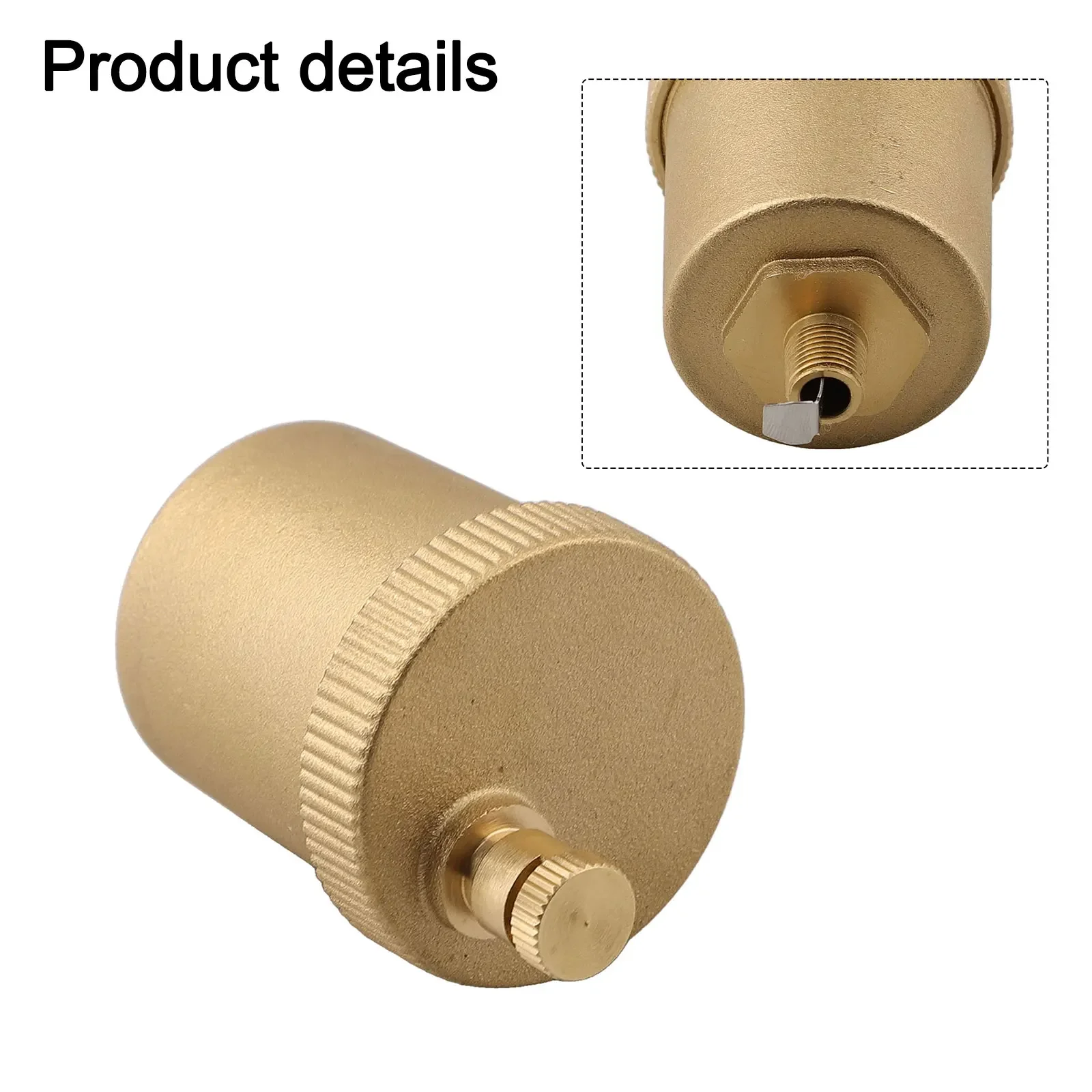 Heating System Maintenance Air Bleed Valve Automatic Air Vent Valve Filling Valve Versatile Compatibility Bidirectional Flow
