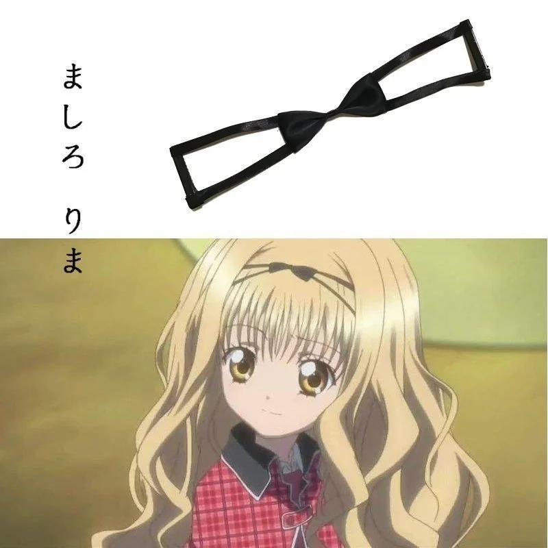 Diapo Guardian Sweetheart Sincero Cos Accessori per capelli Fiocco nero Accessori per capelli carini quotidiani da indossare