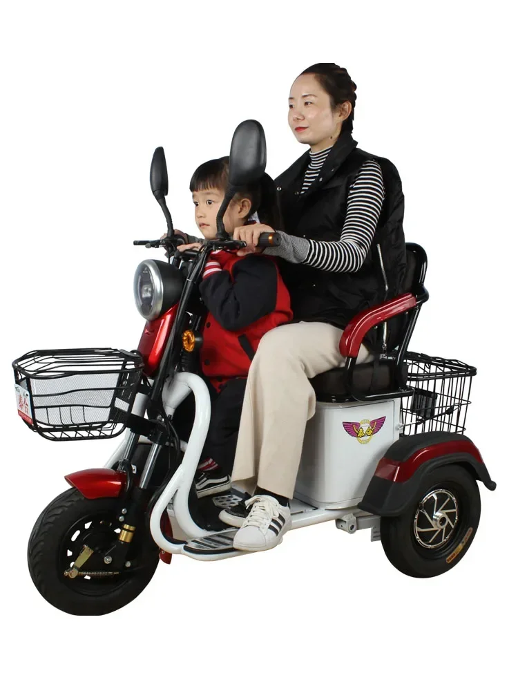 Taihe Electric Tricycle for the Elderly and Disabled, a New Type of Small Leisure Stroller for Home Use, an Electric Vehicle