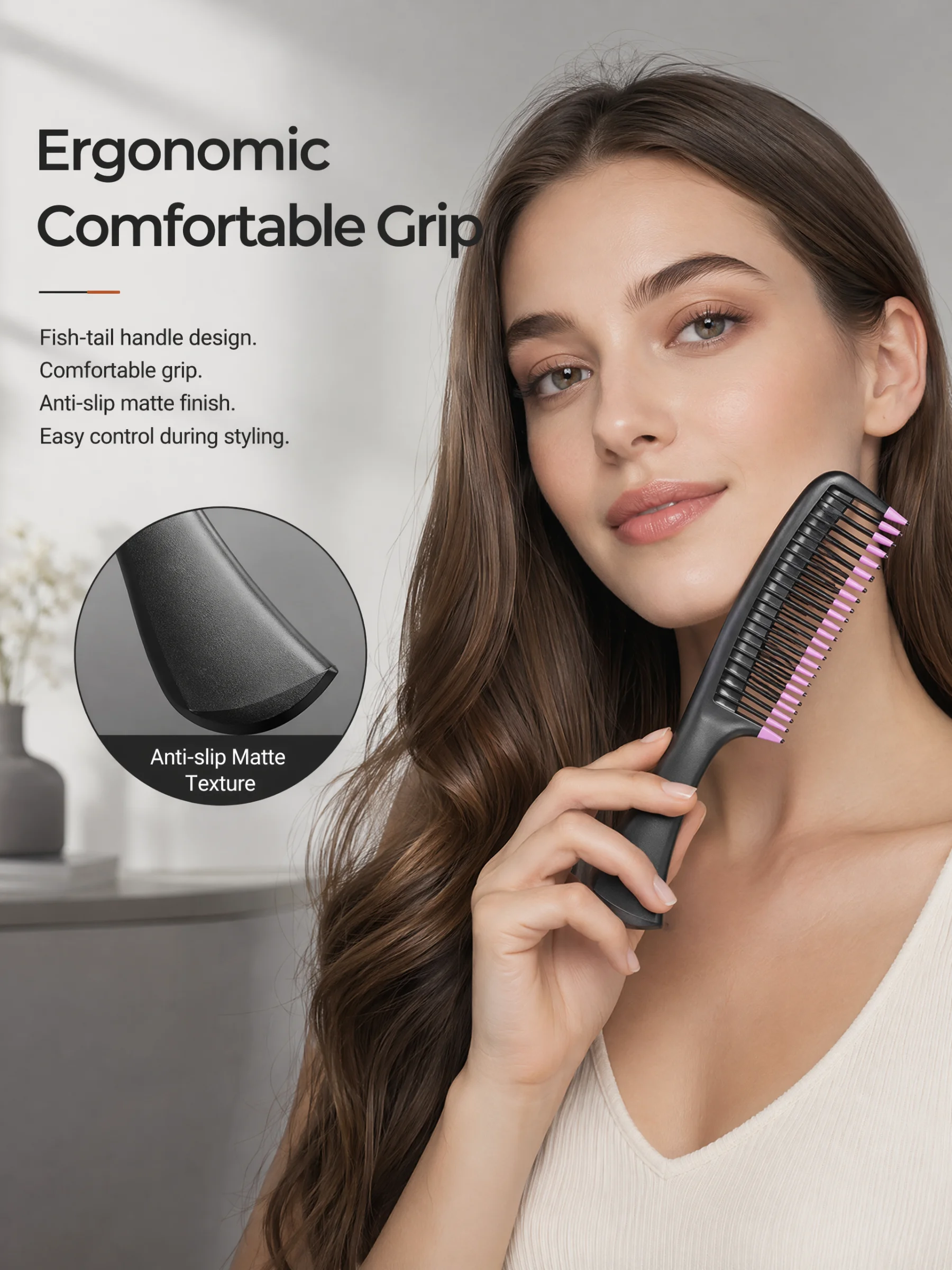Elite Paddle Hair Brush – Gentle Detangling & Scalp Massage S2af6985080e34284a72624edd0e2eecac