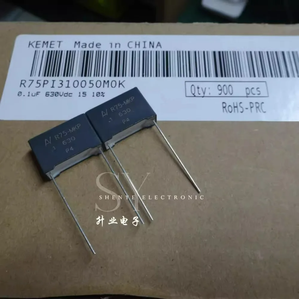 10 шт. AV R75 0,1 мкФ/630 В 100nf u1 104 новый пленочный конденсатор 15 мм R75PI310050M0K