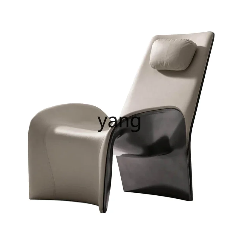 

Yjq simple modern H-shaped leisure personalized armchair villa hotel fiberglass light luxury sofa chair