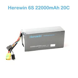 Original Herewin 6S 22000mah Battery 22.2v 20C Shaft Battery Agricultural High Performance Plant Protection UAV Battery