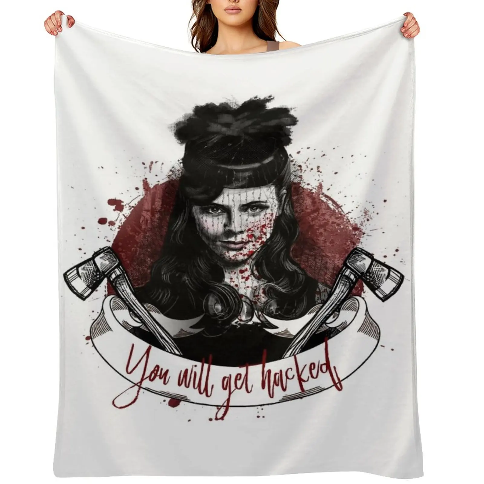 

Lizzie Borden Throw Blanket valentine gift ideas heavy to sleep Summer Beddings Blankets