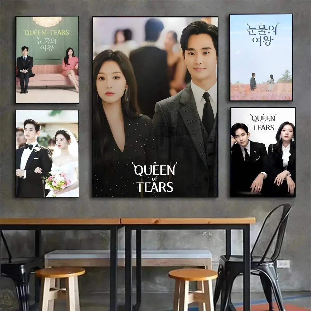 Series Romance Queen Of Tears Poster Painting Wall Art Mural for Living Room Home Decor and Gifts