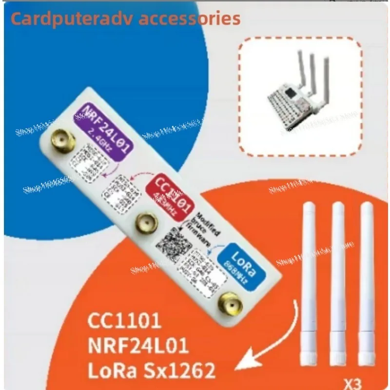 3-in-1 Wireless Module Accessories, Compatible with Lora CC1101 NRF24L01 for Portable Development Board