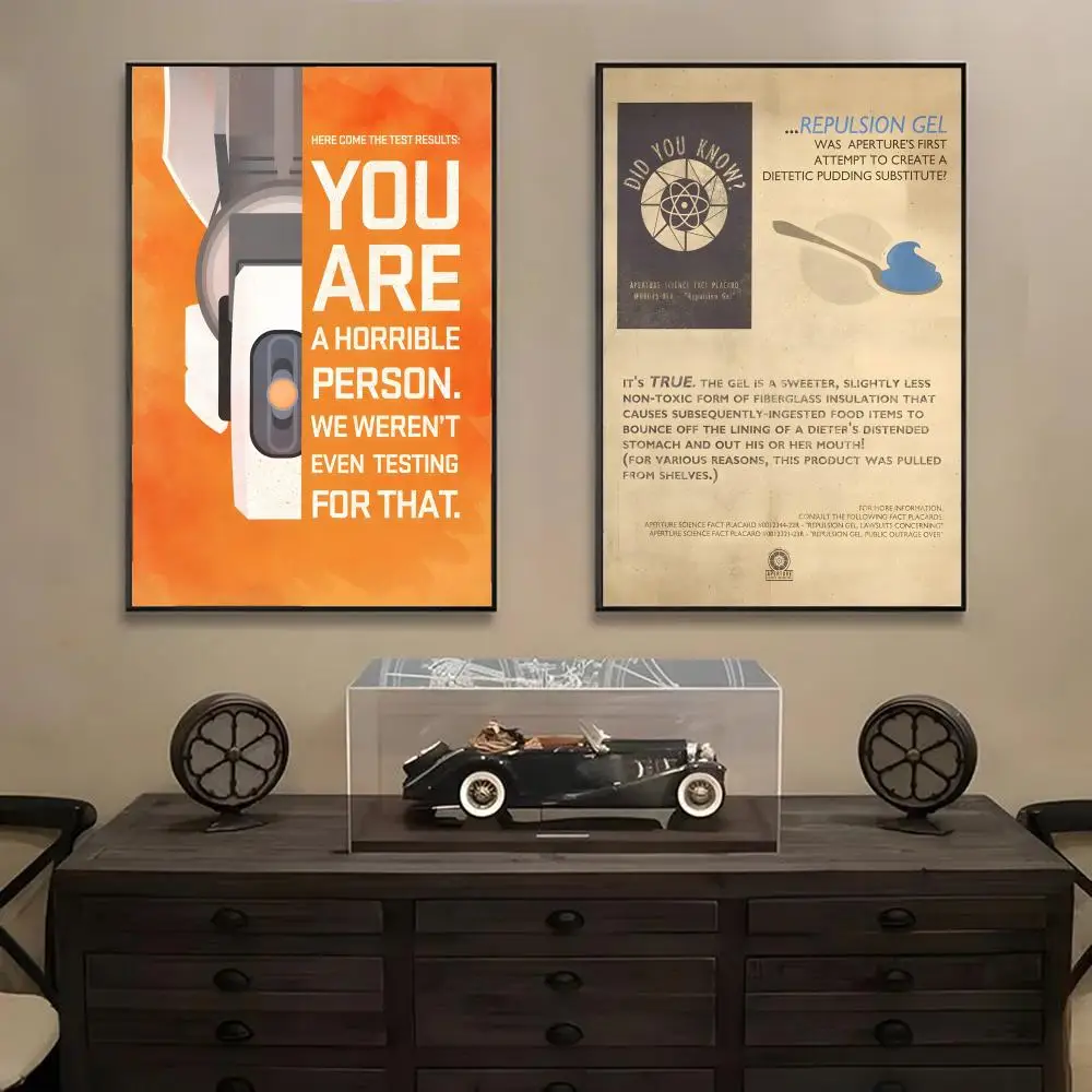 ملصق فيديو بوابة HD أنيمي الساخن لعبة موضوع 2 المغني/OST/فيلم مقاوم للماء ذاتية اللصق ديكور المنزل