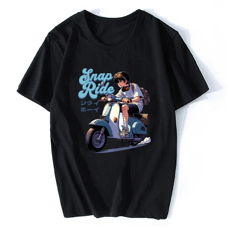 Kawaii Roller Japan Druck Hemd Sommer Casual männer T-Shirt Street Fashion Kurzarm Kleidung Streetwear Baumwolle