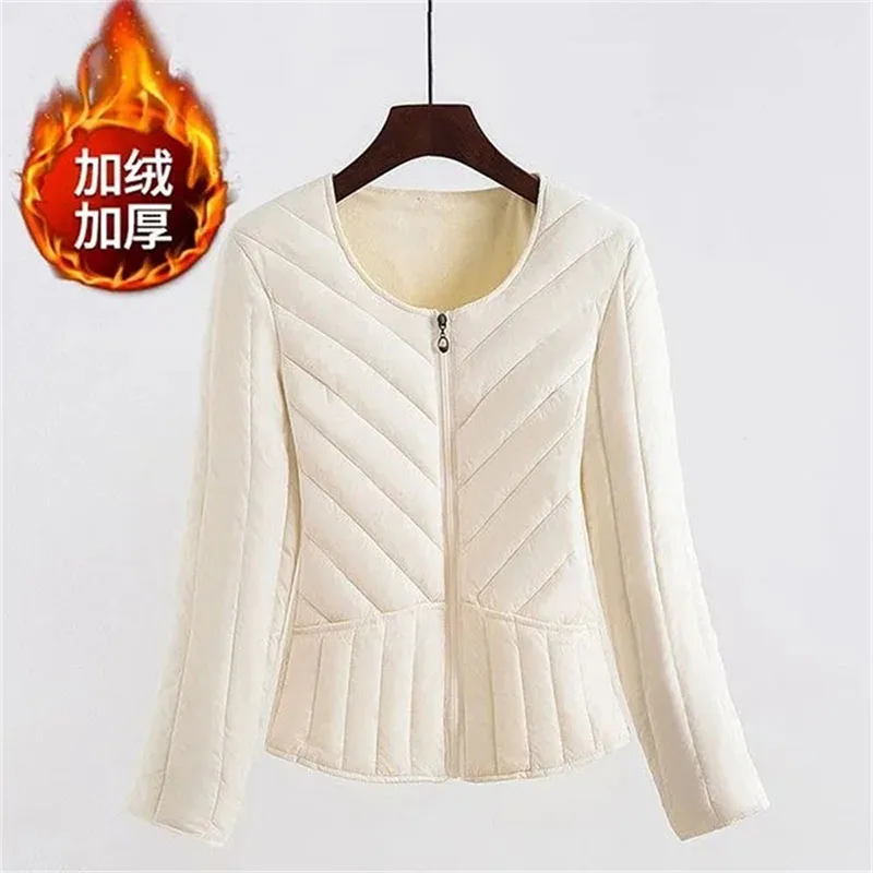 Inner Gallbladder Warm Down Cotton Jacket Female Autumn Winter Coat Tops 2024 New Short Women Cotton Jackets Slim Outerwear