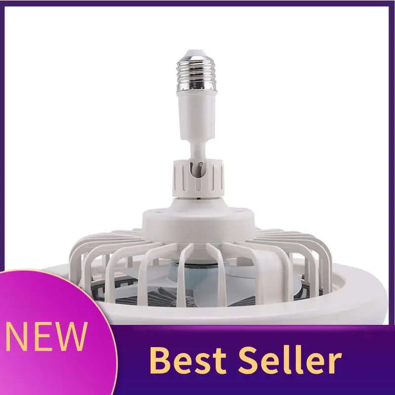 

ABLU-E27 Ceiling Fan With Lights,Enclosed Low Fan Light, Electric Fan Gimbal Lamp Holder