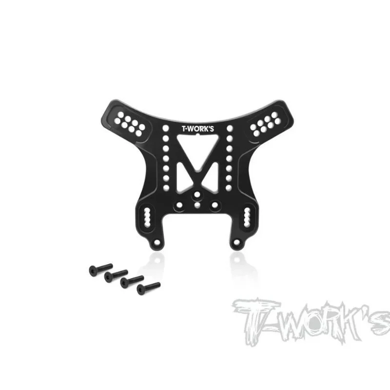 Original T Works TO-242-X5B Black Hard Coated 5mm 7075-T6 Alum.Rear Shock Tower ( For Hong Nor X5B/iX5B ) Rc Tool