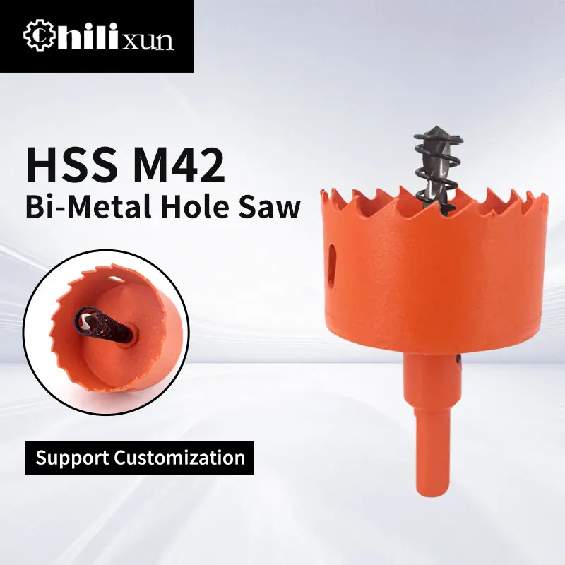 

HILIXUN 16-210mm M42 Bi-Metal Hole Saw HSS Drill Bits Drilling Crown for Metal Iron Aluminum Stainless Plastics Wood