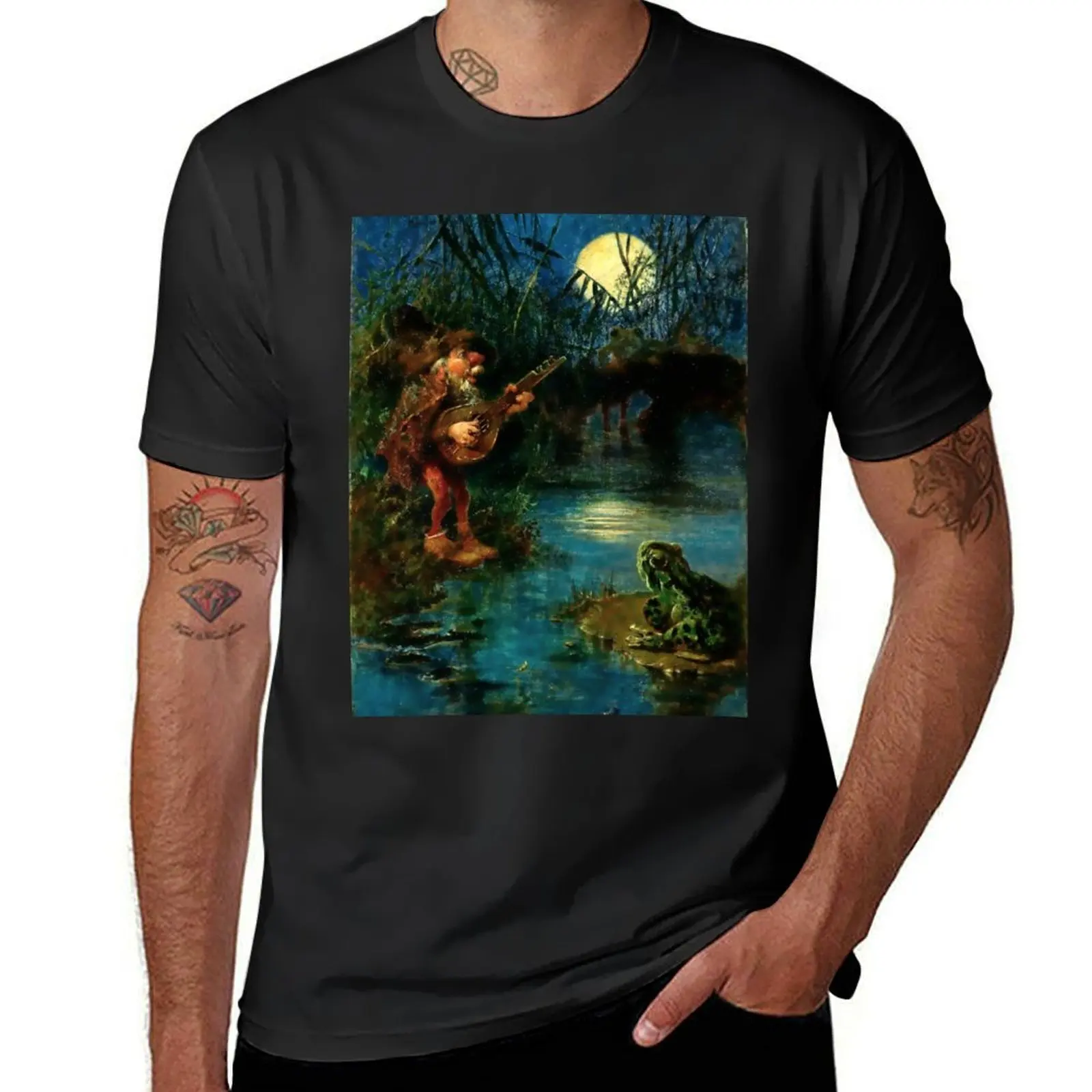 “Gnome Serenade” by Heinrich Schlitt T-Shirt Aesthetic clothing anime summer tops t shirts for men graphic