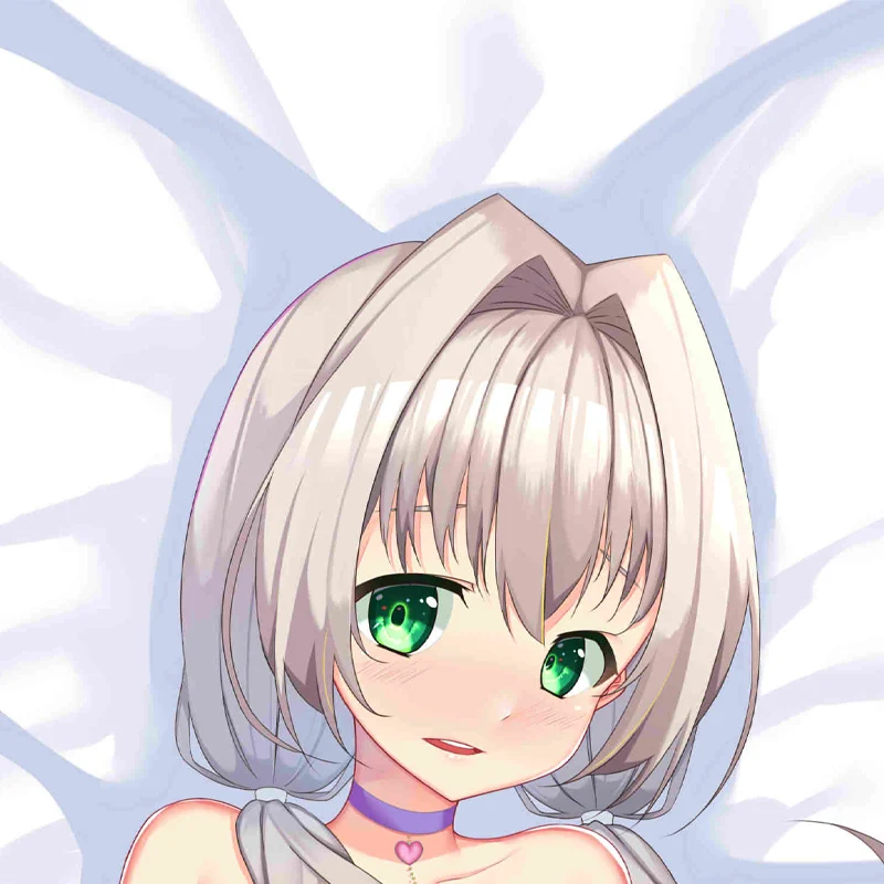 Dakimakura Anime Shirogane Noel Pillow Case Double-sided Print Of Life-size Body Pillowcase Gifts Cushion Cover