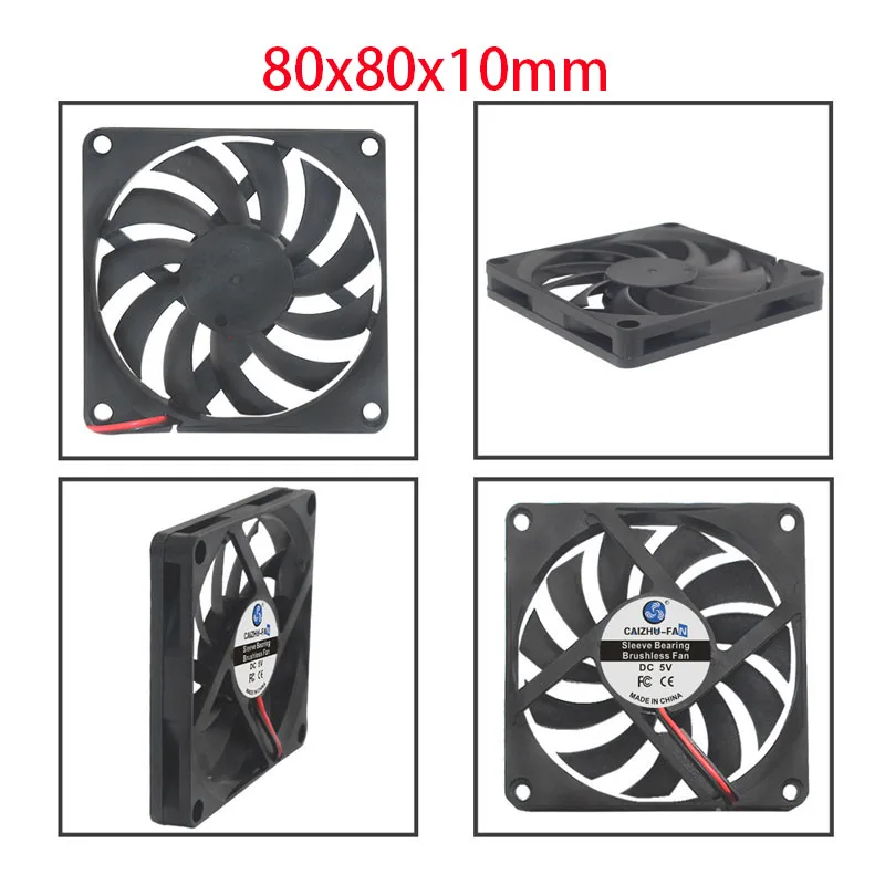 Вентилятор охлаждения 5 В, 12 В, 24 В, 4010 5010 6010 8010, вентилятор охлаждения, детали 3D-принтера, вентилятор охлаждения процессора компьютера, вентилятор радиатора, экструдера