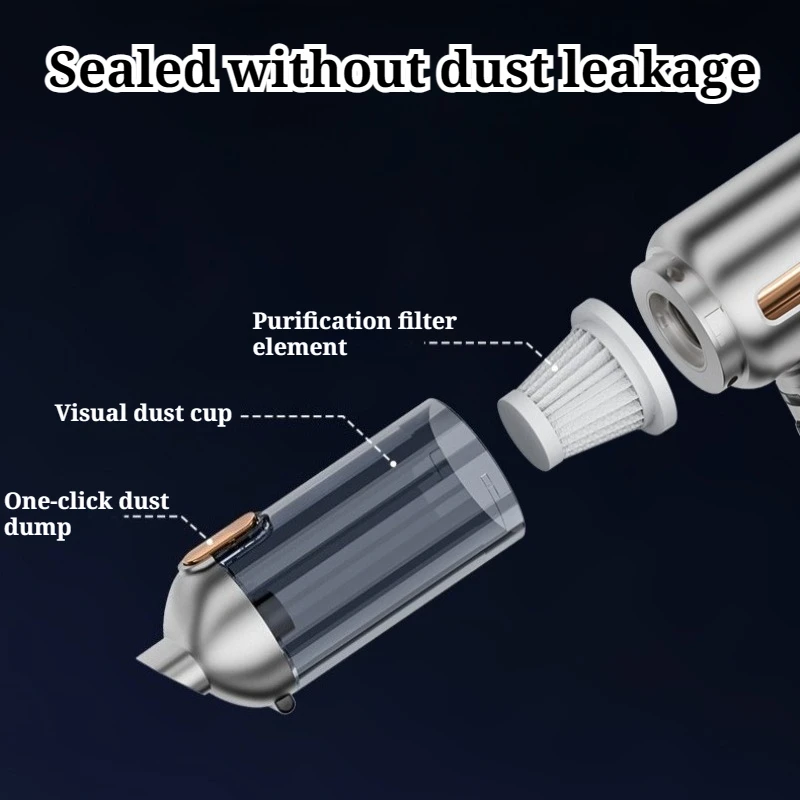 مكنسة كهربائية محمولة لاسلكية، قوة شفط قوية، عمر بطارية طويل، مكنسة كهربائية للتنظيف العميق، الأجهزة المنزلية