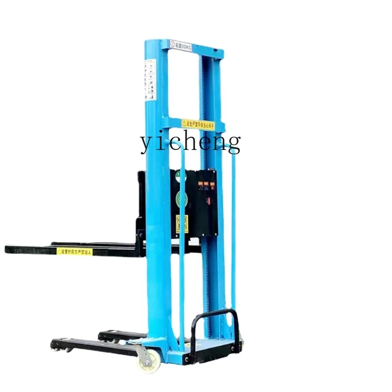 Tqh Portable Electric Forklift Automatic Lifting Self Climbing Stacker