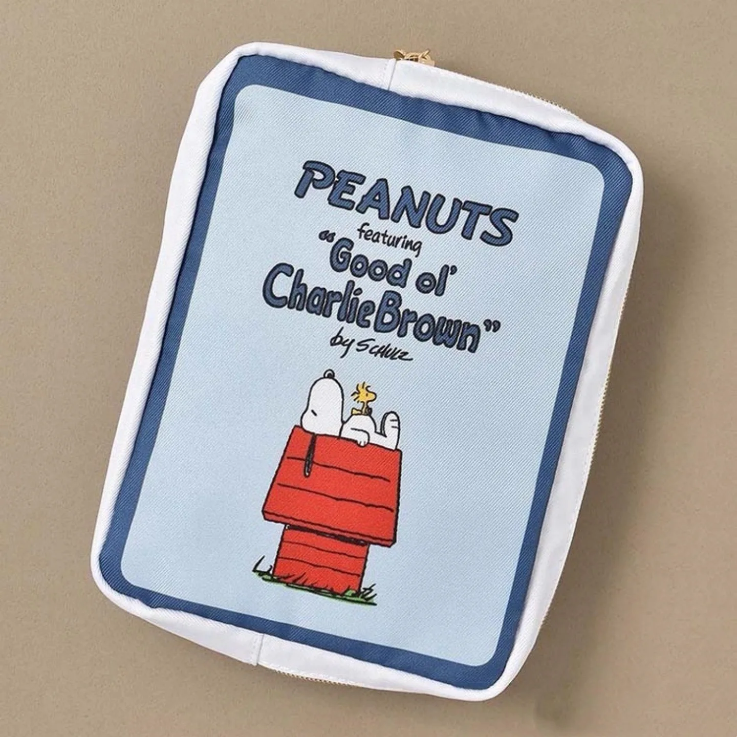 15x4x20cm Kawaii Snoopy storage bag, multi-layer cosmetics and makeup bag, handbag storage bag, ID card holder, mini coin wallet view 2