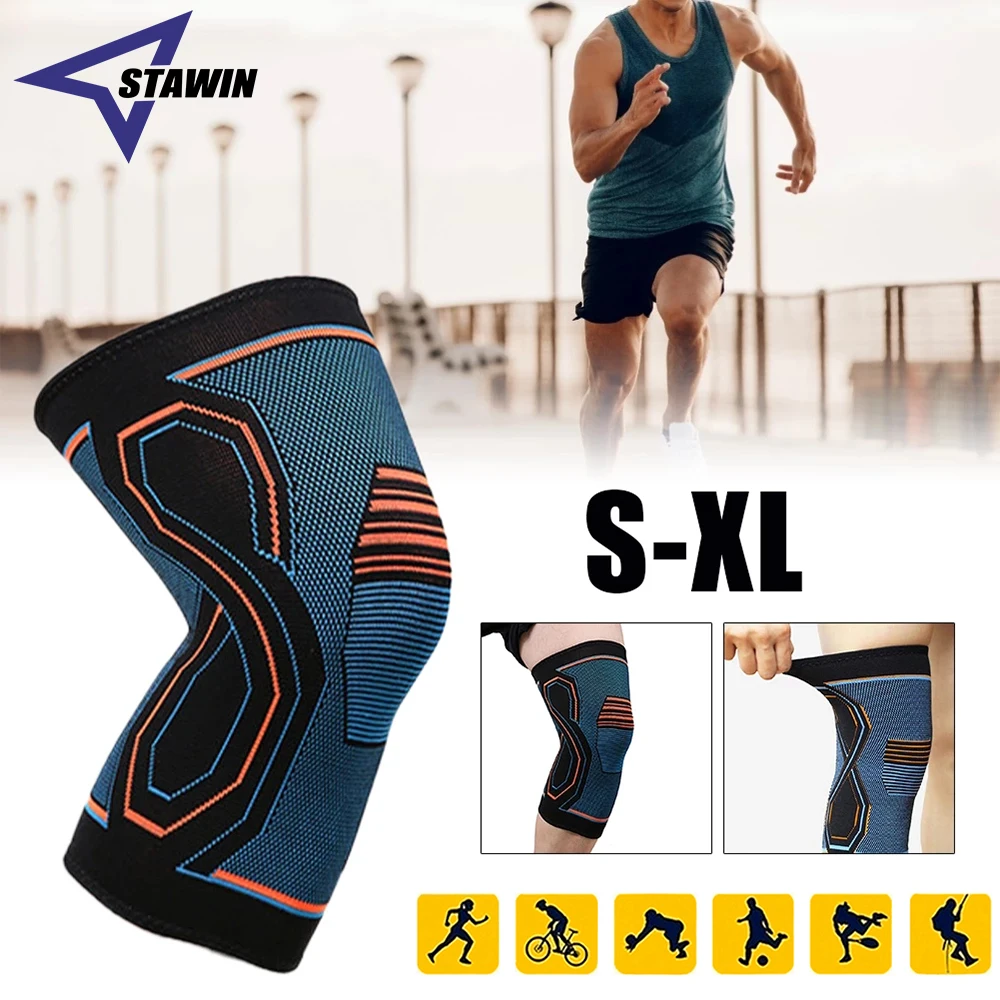 

1pcs Knee Pads Knee Brace Gym Workout Knee Support for Joint Pain Relief Running Biking Basketball Knitted Knee Sleeve for Adult