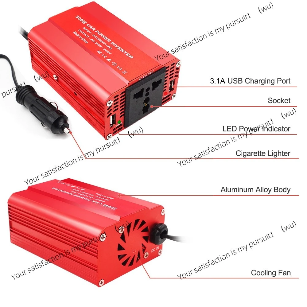 

ЖК-инвертор 500 Вт-2600 Вт, автомобильный инвертор 12 В-24 В до 220 В
