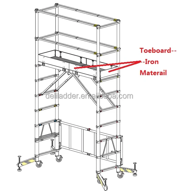 

3m Telescopic Scaffolding Stairs/scaffold Ladder Type Tower