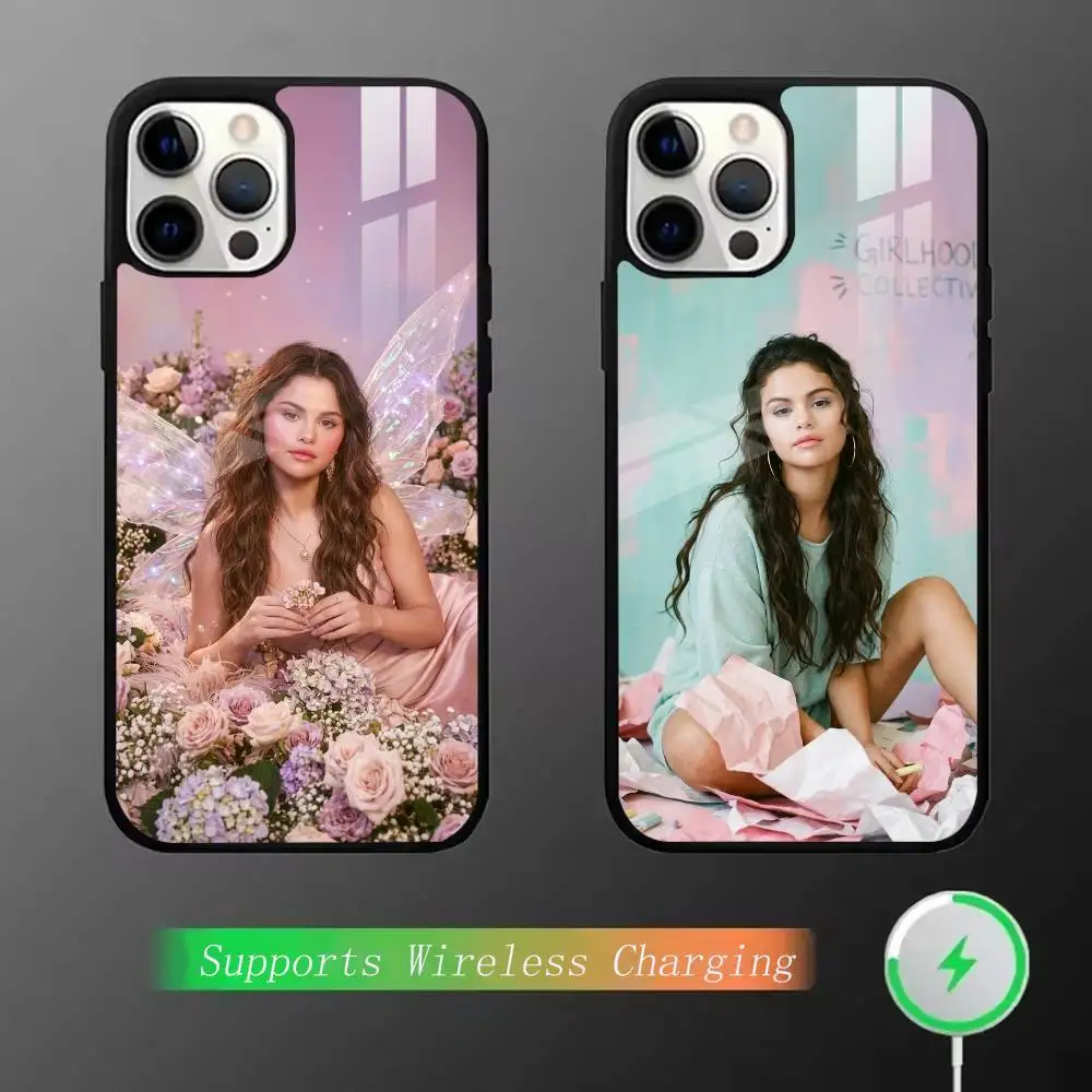 Dance-Pop Electropop S-Selena G-Gomez Phone Case For iPhone Magnetic 15,16,17,14,13,12,11 Plus,Pro with  Wireless Charging