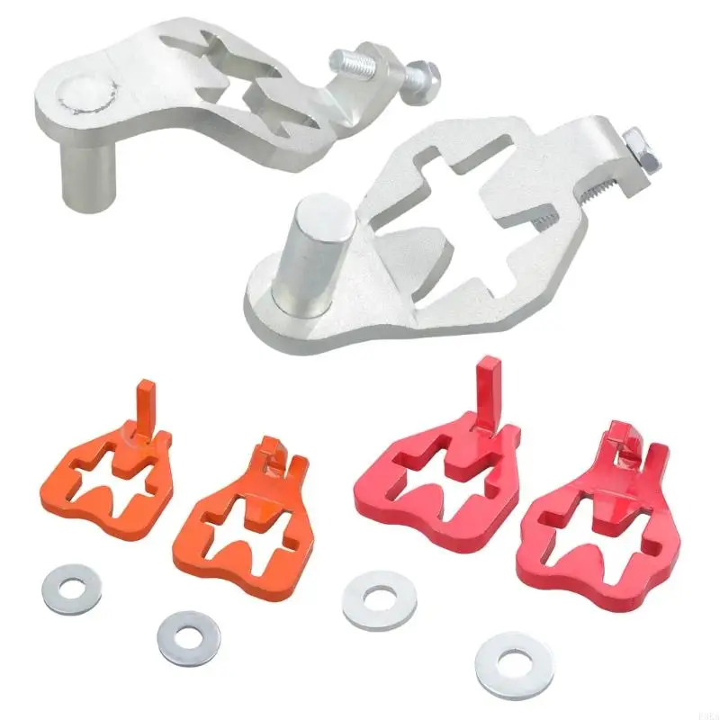 

F3KA T Post Mounting Hinges Set 2Pieces Steel Gate Pin for Agricultural Gate Garden Fence Without Tool Required Installation