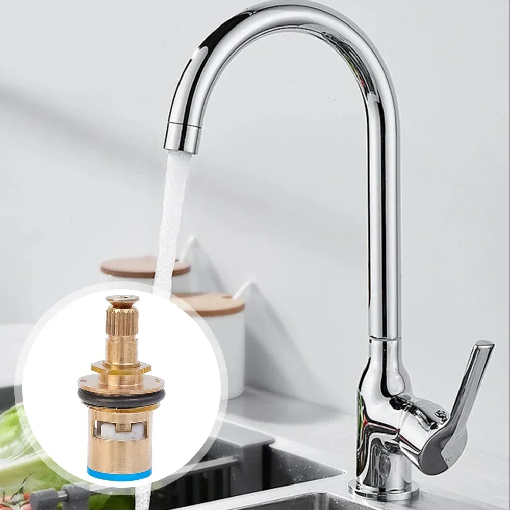 5/1PCS Replacement Tap Valve Universal Water Faucet Cartridge Bathroom Brass Faucet Valve Repair Part Kitchen Tap Accessories