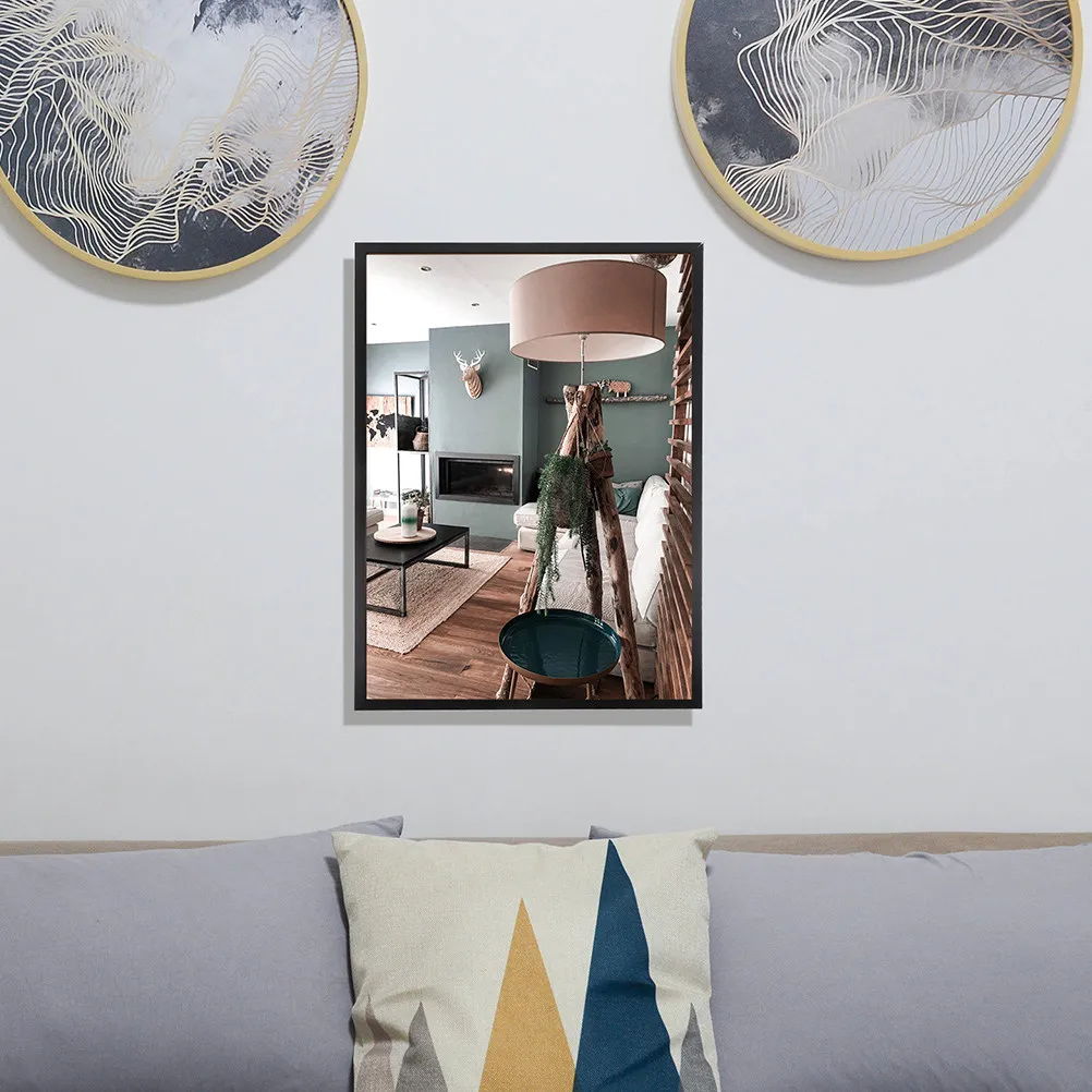 Picture Frame Poster Display Photo Frames with Mounts Aluminum Alloy Metal Wall