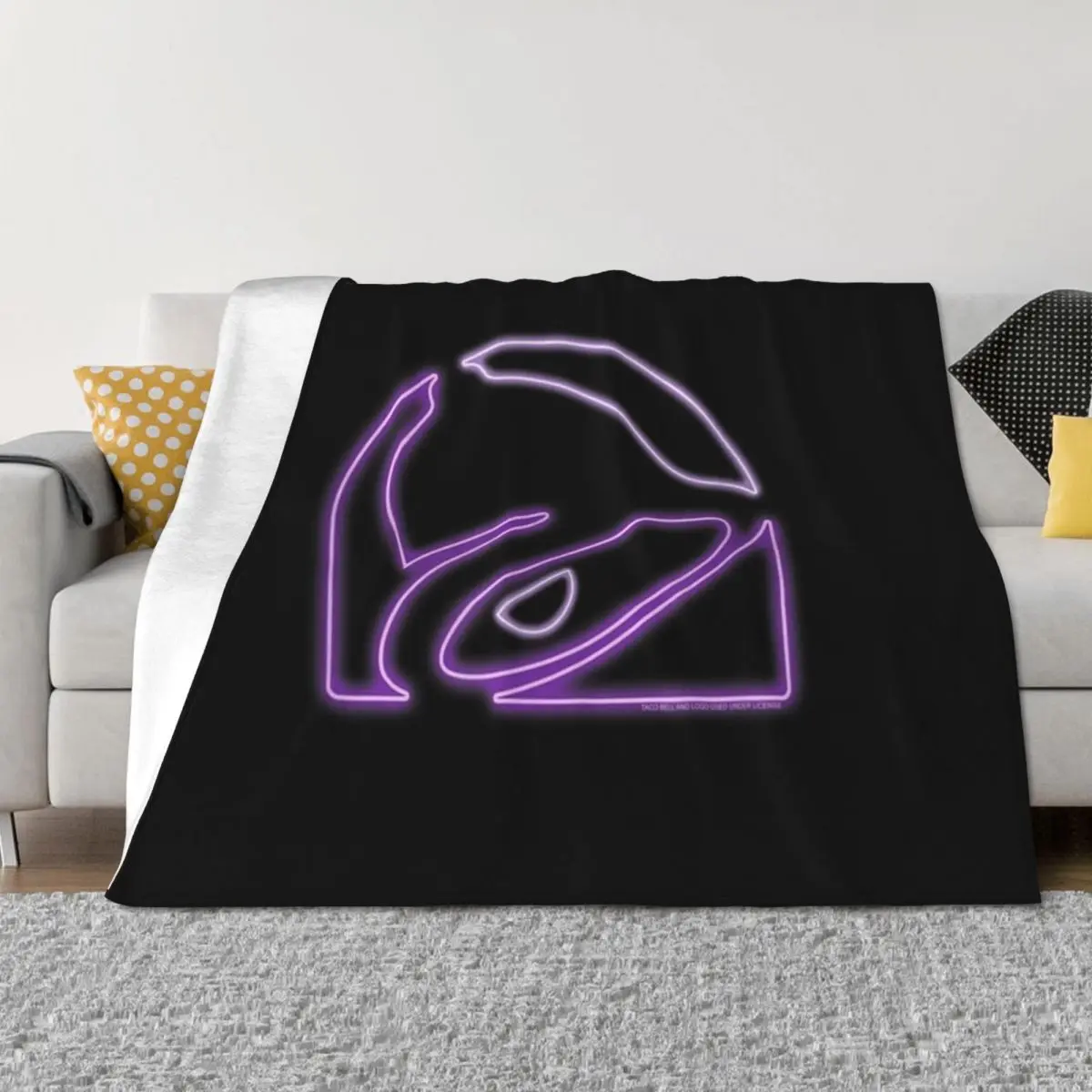 

funny taco bell classic Throw Blanket Loose Picnic christmas decoration Furry Blankets