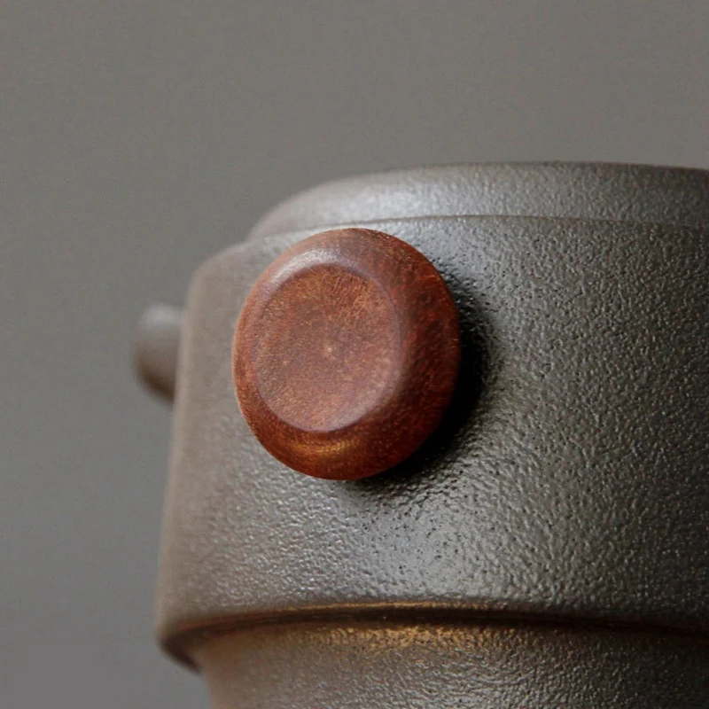 

75STO-чайник в японском стиле с крышкой, чаша, чашка ручной работы, портативный дорожный офисный чайный сервиз