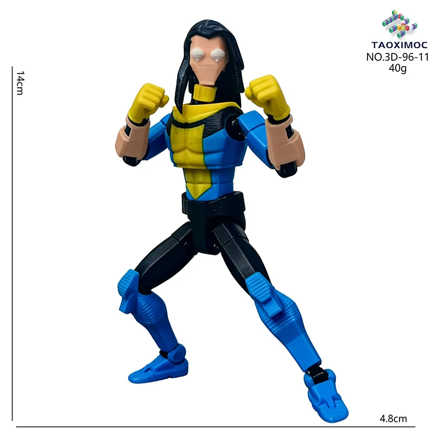 

Personalized Doll Statue Sculpture 3d Printed Invincible Boy Conquest Omni Man Dummy13 T13 Multi-Jointed Movable Shapeshift Toy