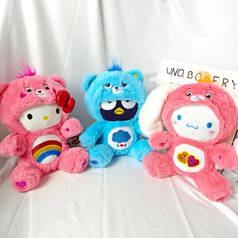 

25 см аниме мультфильм Care Bear Drag плюшевая игрушка Радужный медведь плюшевая игрушка японская Sanrio милая кукла медведь кукла детский подарок на Рождество
