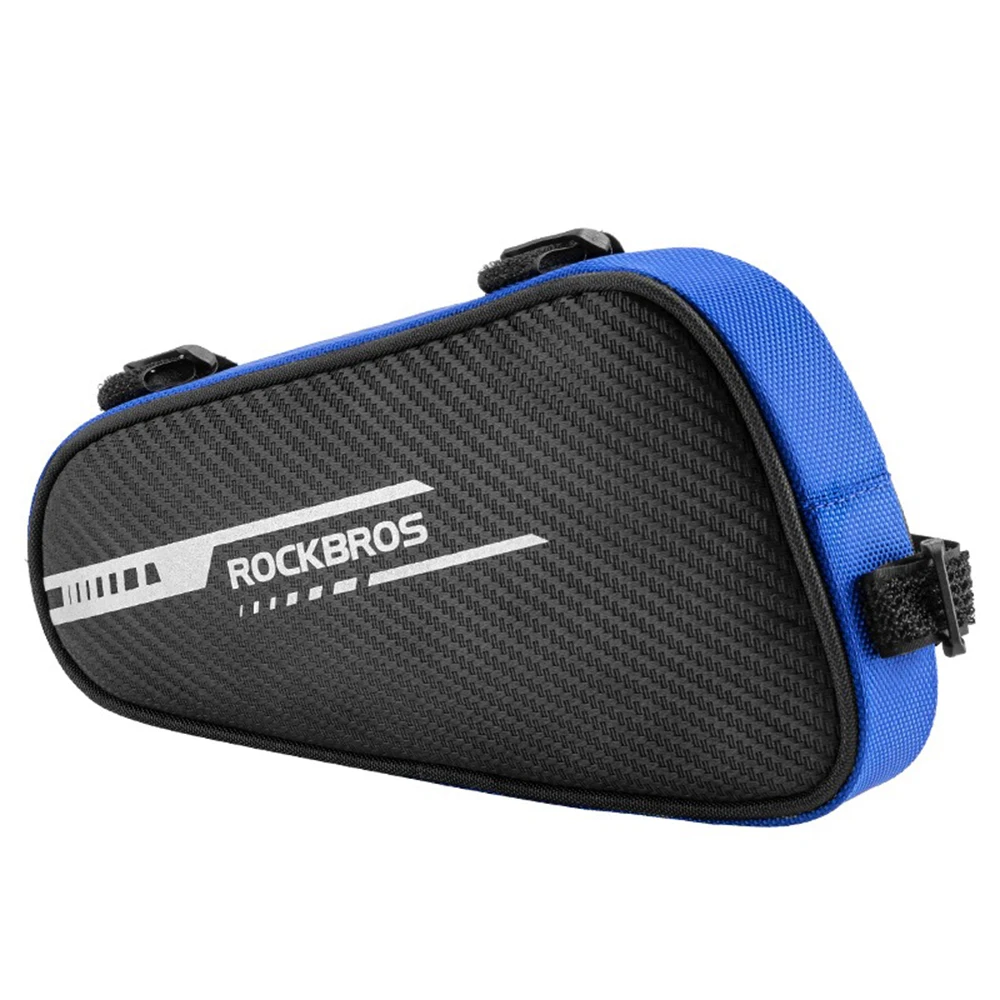 ROCKBROS Bike Saddle Bag MTB Road Cycling Reflective Twill Top Tube Triangle Bag Bicycle Frame Front Tube Bag