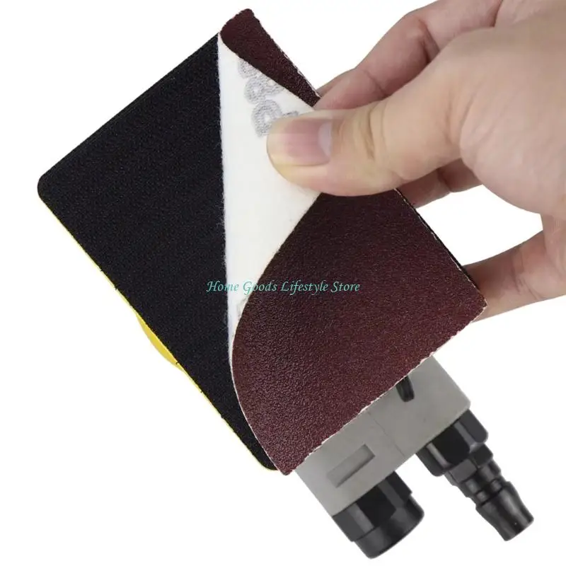 E74E Heavy Duty Air Powered Square Polisher for Smoothing Surfaces Polishing Tool