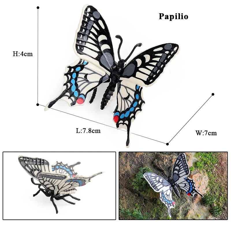 Oenux Simulation Libelle Heuschrecke Tausendfüßler Wildes Insekt Tiere Modell Actionfiguren Miniatur Bildung Sammlung Kinderspielzeug – Detail 5
