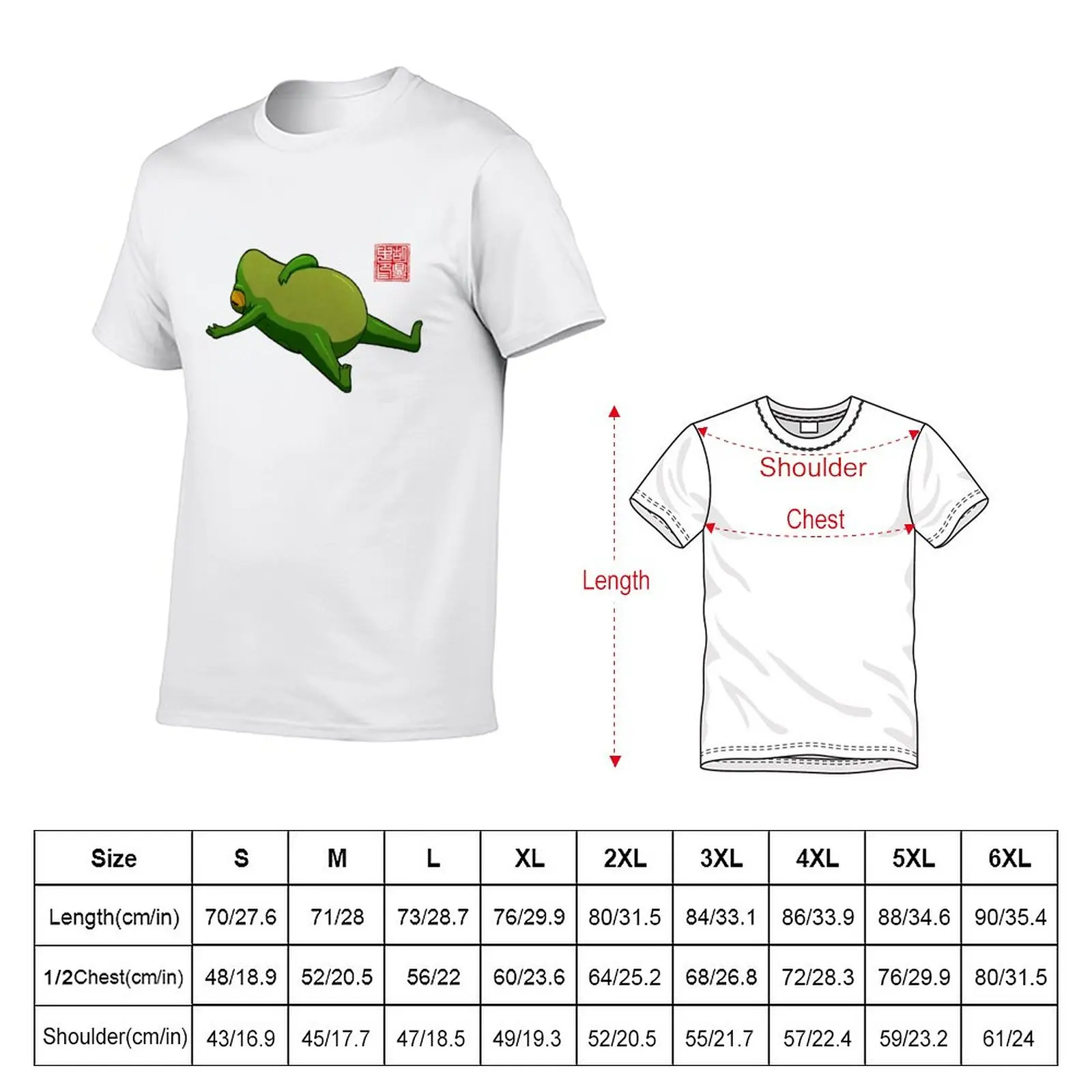 New Yoga Frog Mood T-Shirt custom t shirts customized t shirts Men's clothing