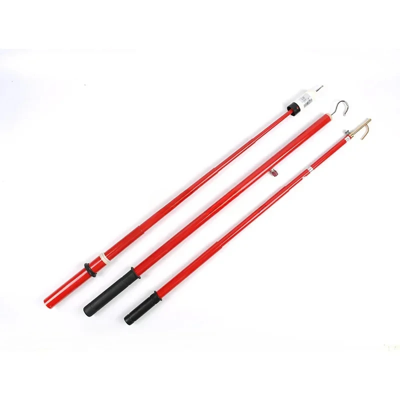 Manufacturer 10kv Telescopic Discharge Rod 35KV Resistance-discharge Direct Discharge Dual-purpose High Voltage Safety