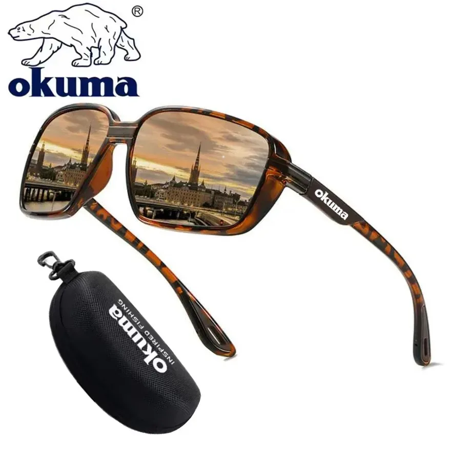 Okuma Outdoor-Sportbrille mit Polarisationsfilter, UV400-Schutz, angenehm zu tragen, modische und trendige Ausführung. – Detail 17