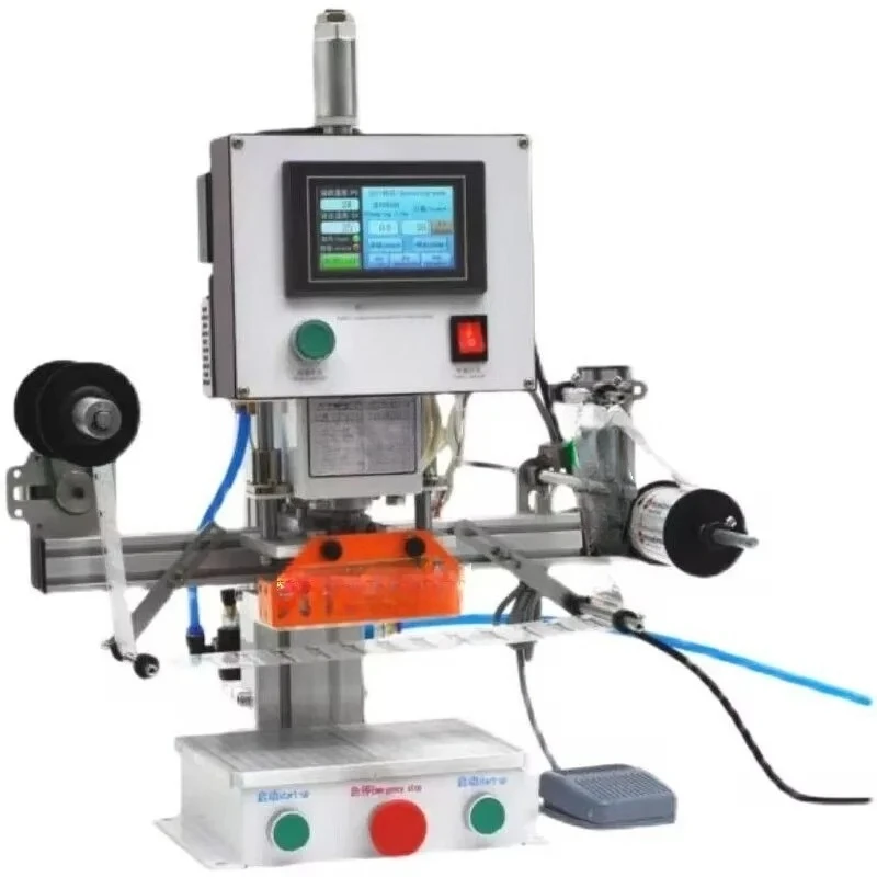 

Fully automatic electrified eyelid film, pneumatic bronzing machine, electric automatic roll p hot stamping machine