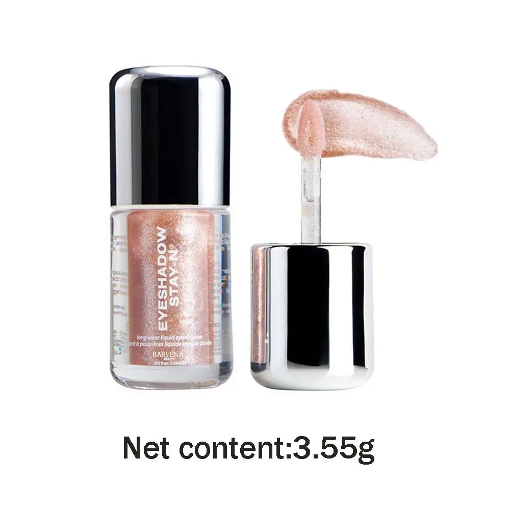 Fine Shimmer Pearlescent Liquid Eyeshadow High Shine Smudge-Proof Eye Shadow Long-Lasting Eye Highlight Glitter for Eye Makeup
