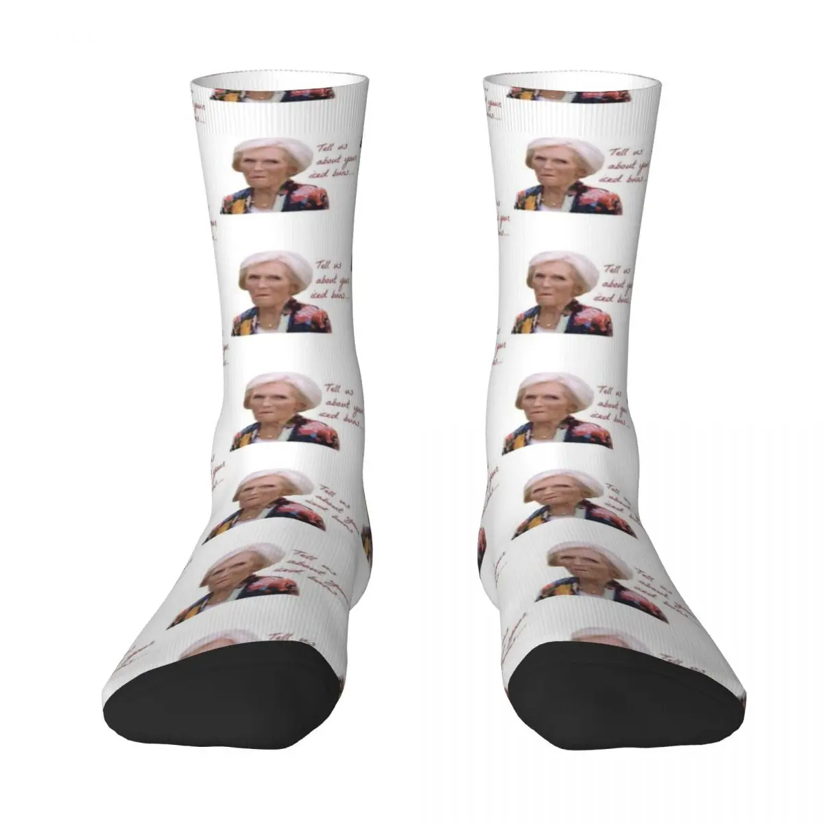 

Mary Berry Socks anti-slip cool New year's Mens Socks Women's