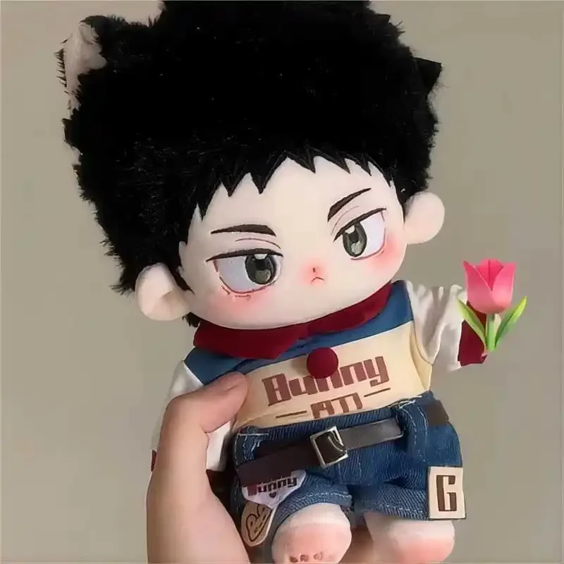 20CM Anime Haikyuu!! Iwaizumi Hajime Cotton Stuffed Dolls Toys for Kids Adults Collectible Boys Girls Gift Dress-up Cotton Doll