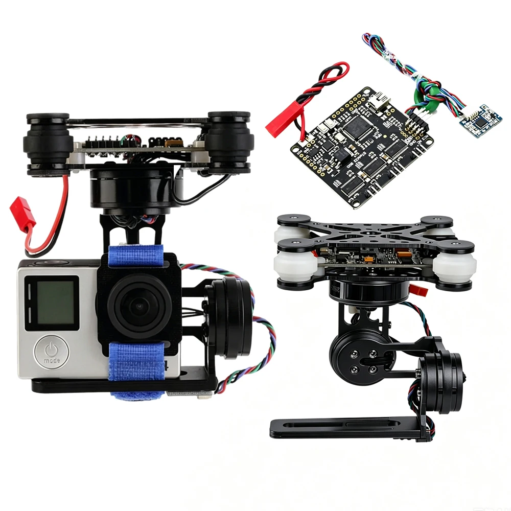 3-Axis Brushless Gimbal Camera Mount & 32bit Storm32 Controller Broad For Gopro3/Gopro4/SJ4000/Xiaomi FPV Camera