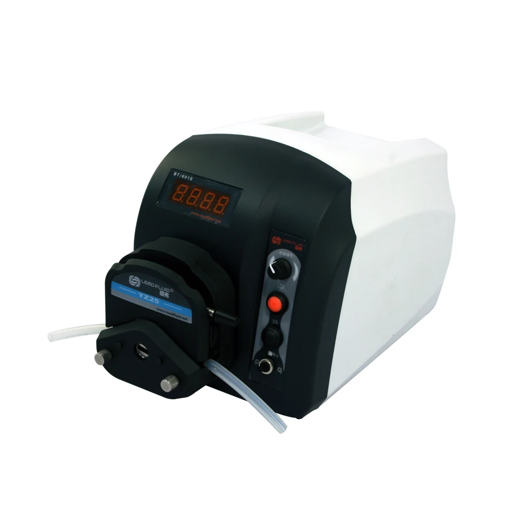 

BT101S 2xYZ15 CE certificated Lab Industrial Medical Equipment Metering Liquid Peristaltic Pump 0.006-570 ml/min