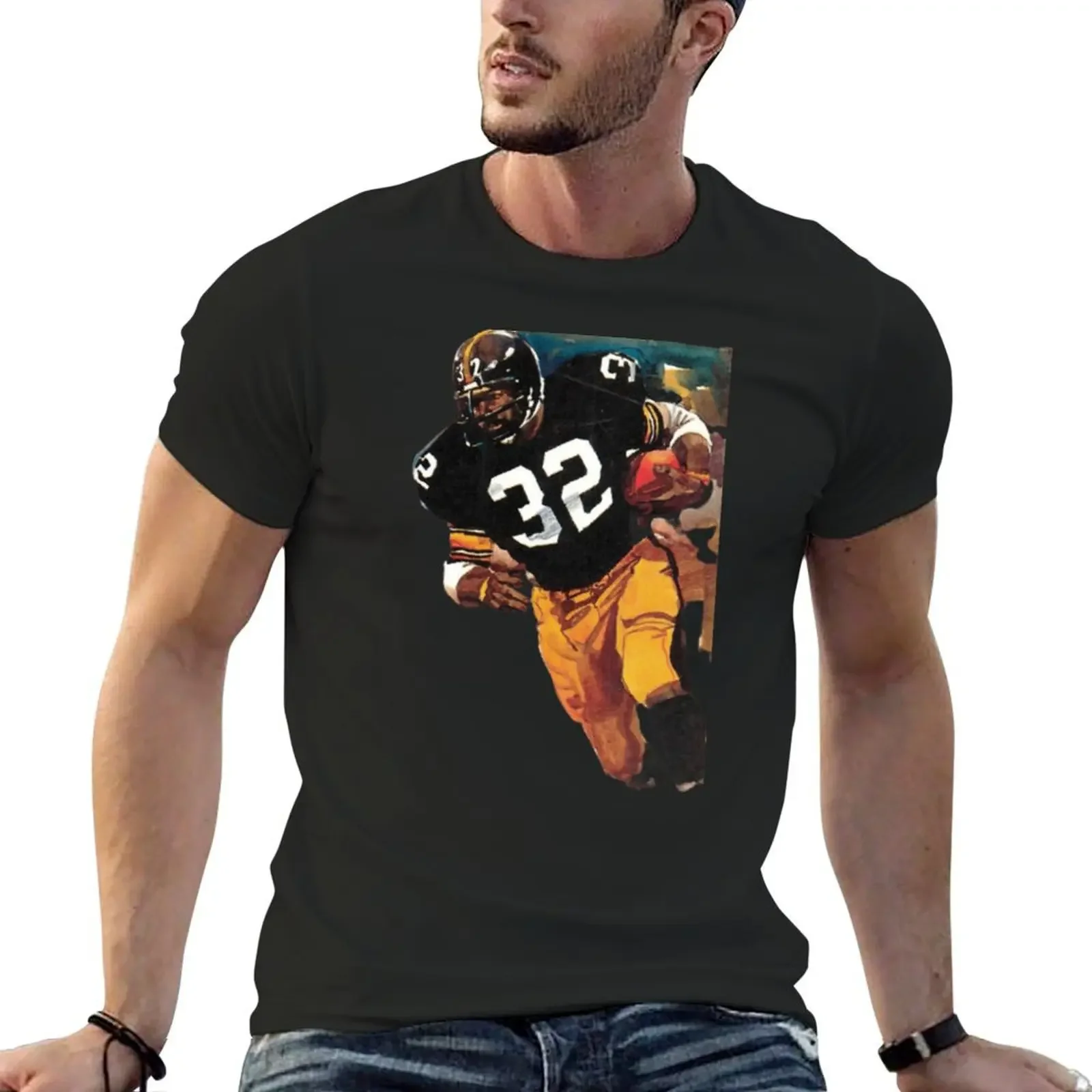 franco harris T-Shirt customs design your own summer top cute tops mens designer t shirt