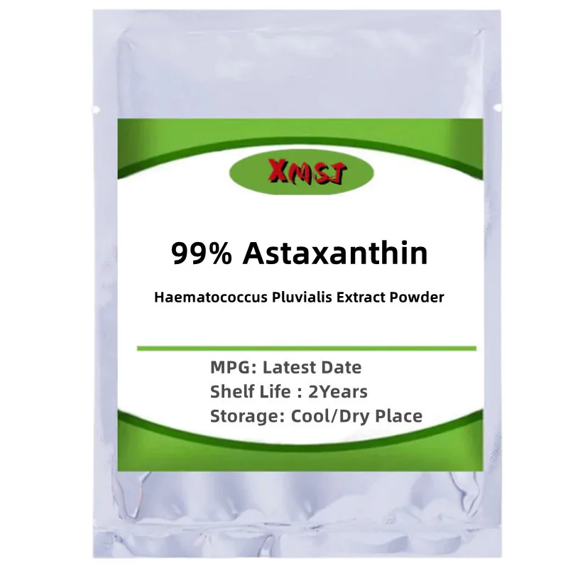 Cosmetic grade Astaxanthin Powder, Anti Aging Replenishes Water,Inhibit skin Melanin free shipping