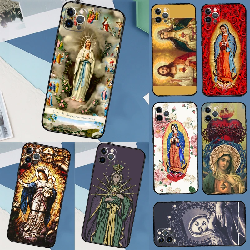 حافظة مريم العذراء كريستيان لهاتف Honor Magic 7 Lite 5 6 Pro لهاتف Honor 200 400 X9c X9b X9a X8a X8b X9 50 70 90